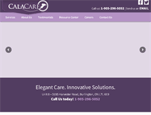 Tablet Screenshot of calacare.com